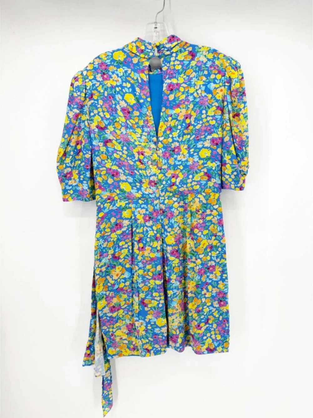 Saylor Vivienne Saylor x REVOLVE Ruched Puff Sleeve Mini Dress L - Picture 3 of 11